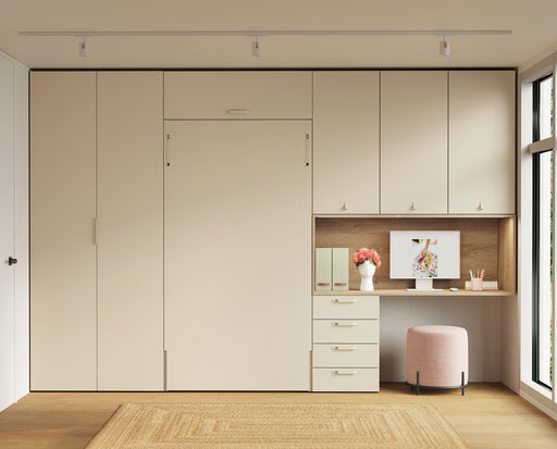 Single Vertical Wall Bed-bedda space Saving Solutions Ireland.