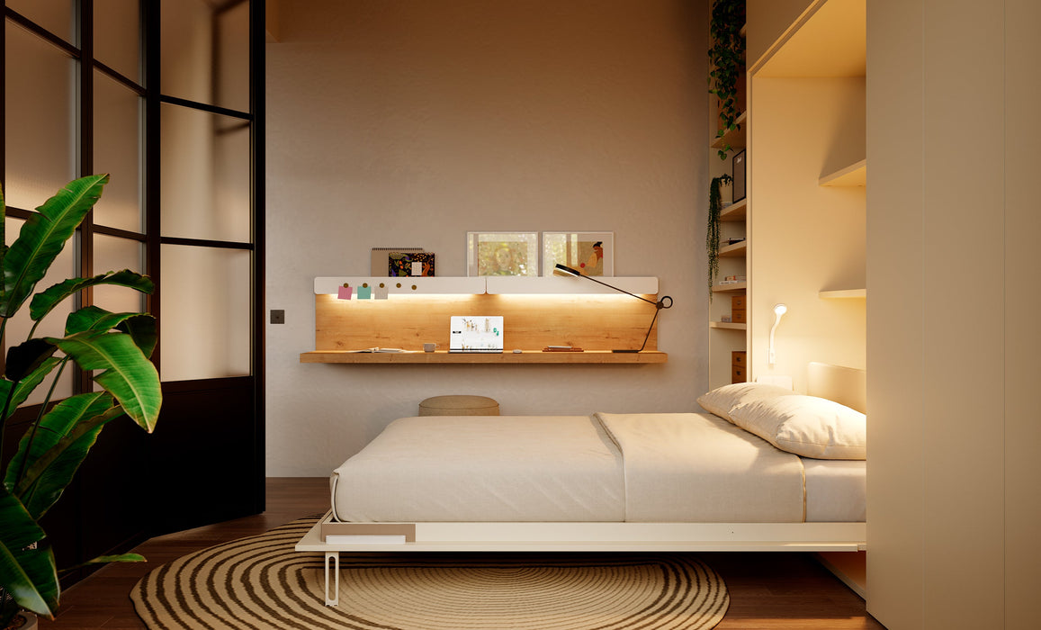 Double Vertical Wall Bed-bedda Space Saving Solutions Ireland.