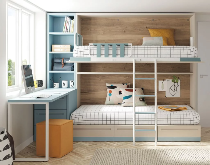 Up Down high sleeper wall bed-bedda