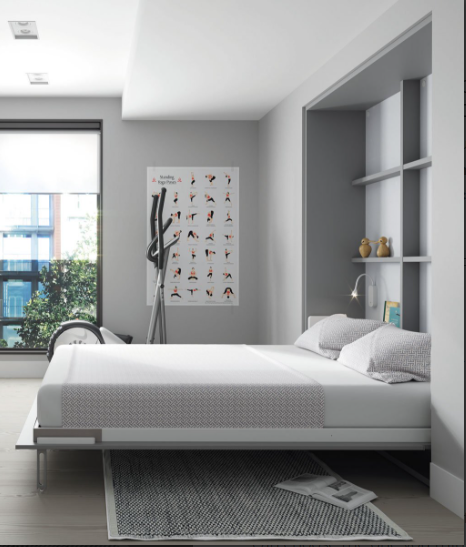 Double Vertical Wall Bed-bedda Space Saving Solutions Ireland.