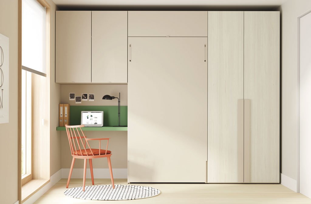 Single Vertical Wall Bed-bedda space Saving Solutions Ireland.