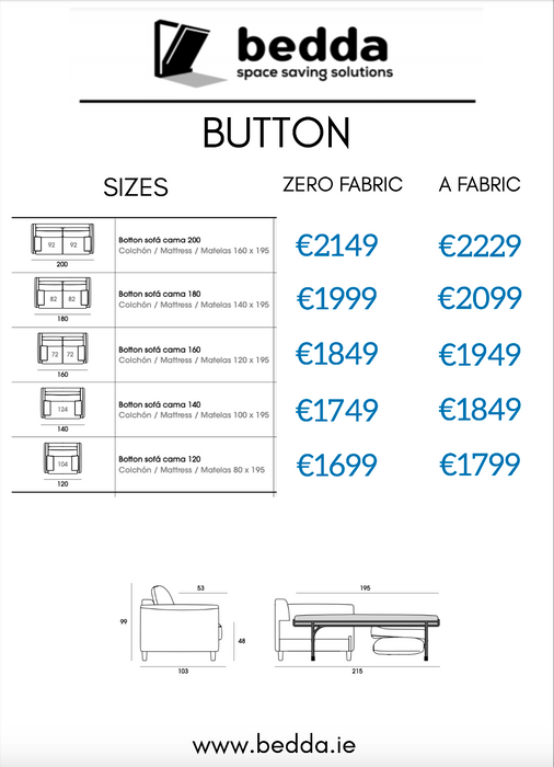 Button Sofa Bed